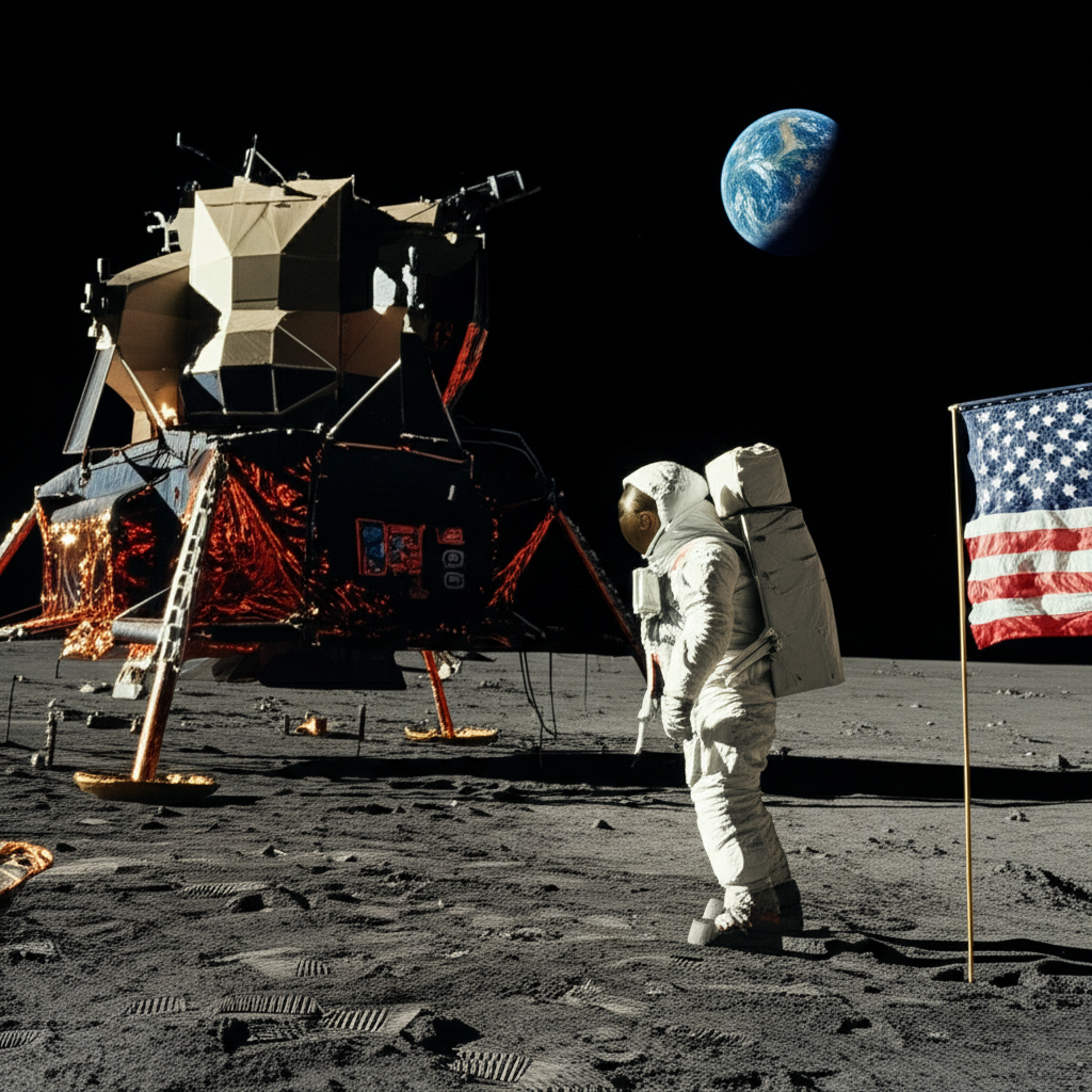 The Epic First Moon Landing: Incredible Story